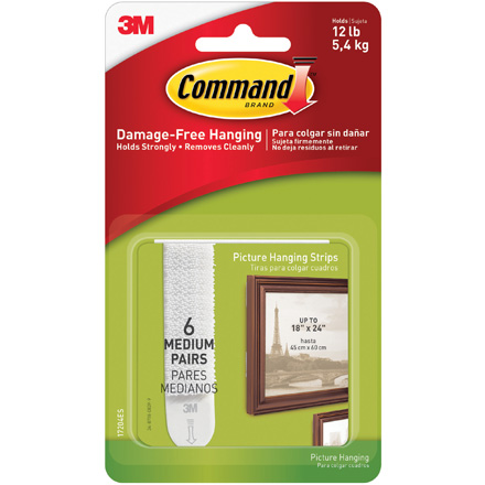 Command<span class='tm'>™</span> Picture Hanging Strips - Medium 17204
