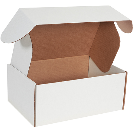 14 x 10 x 6" White Deluxe Literature Mailers