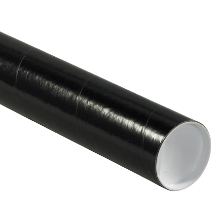 3 x 12" Black Tubes with Caps